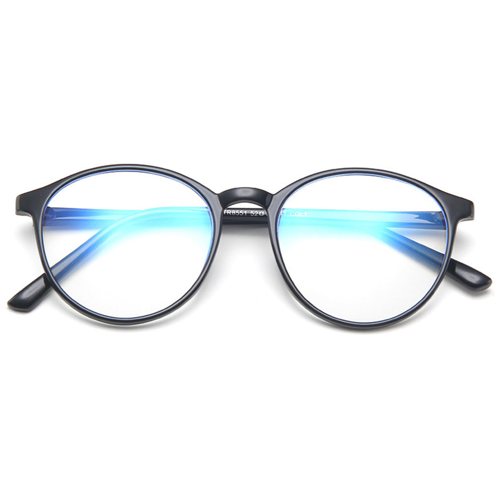 Techsuit Women's Computer Glasses F8551-C2, Anti-Blue Light, Black