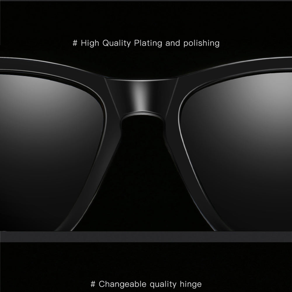 Men's Techsuit 0717 Sunglasses, Polarized, UV Protection, Black Red