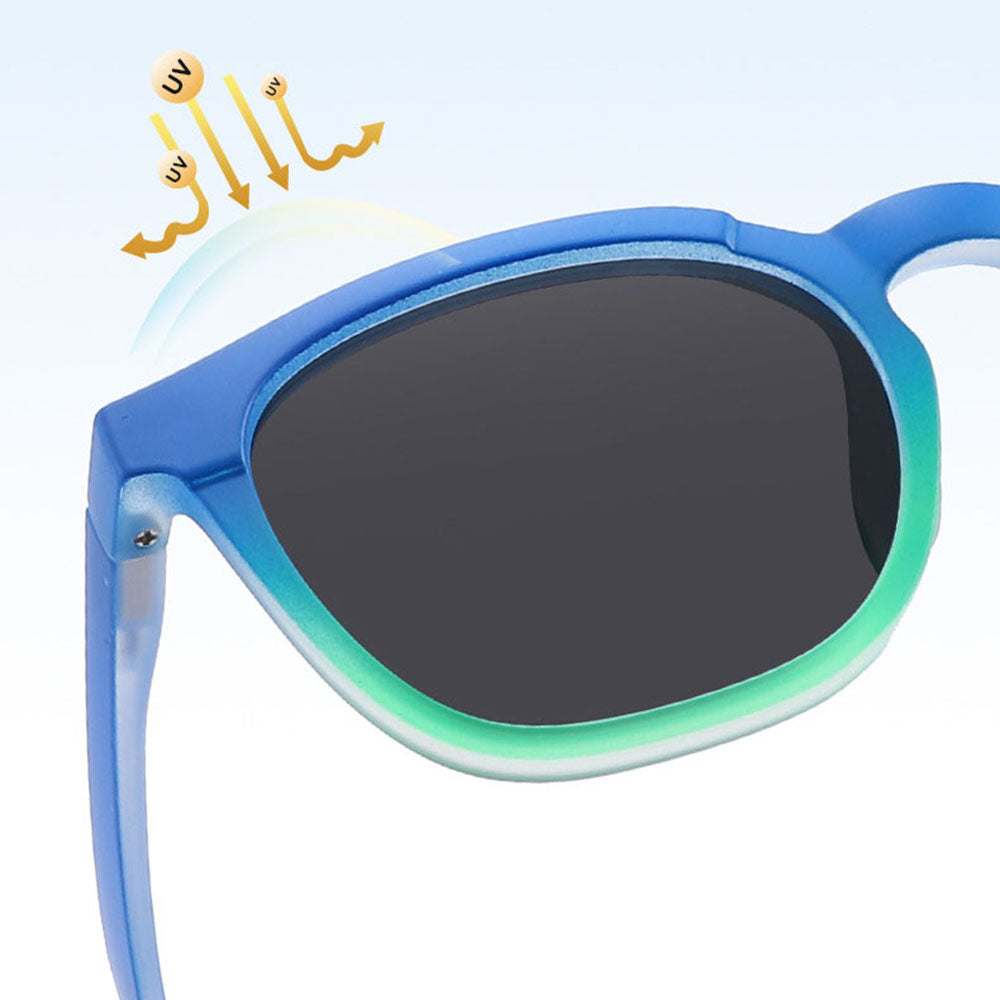Techsuit 691 Kids Sunglasses, Polarized, UV Protection, Purple