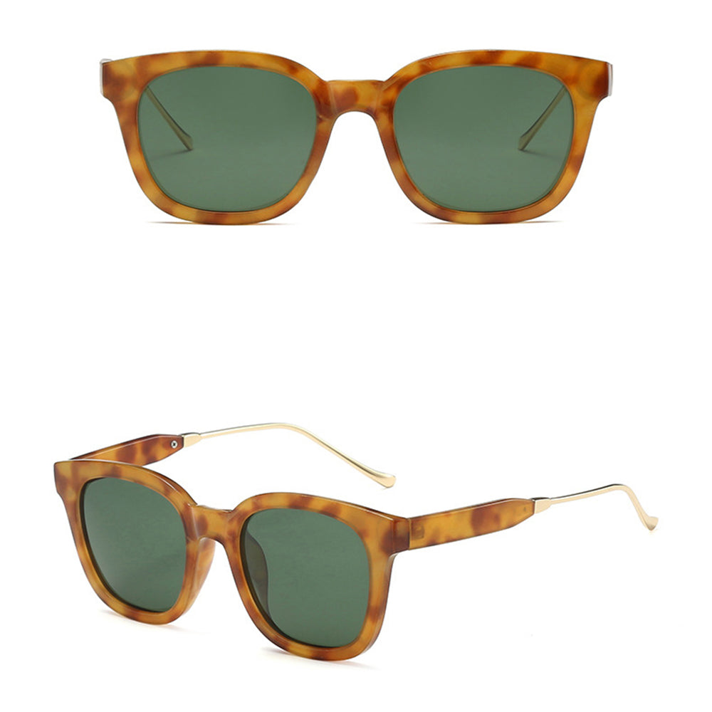 Techsuit 2050 Women's Sunglasses, Polarized, UV Protection, Brown Green