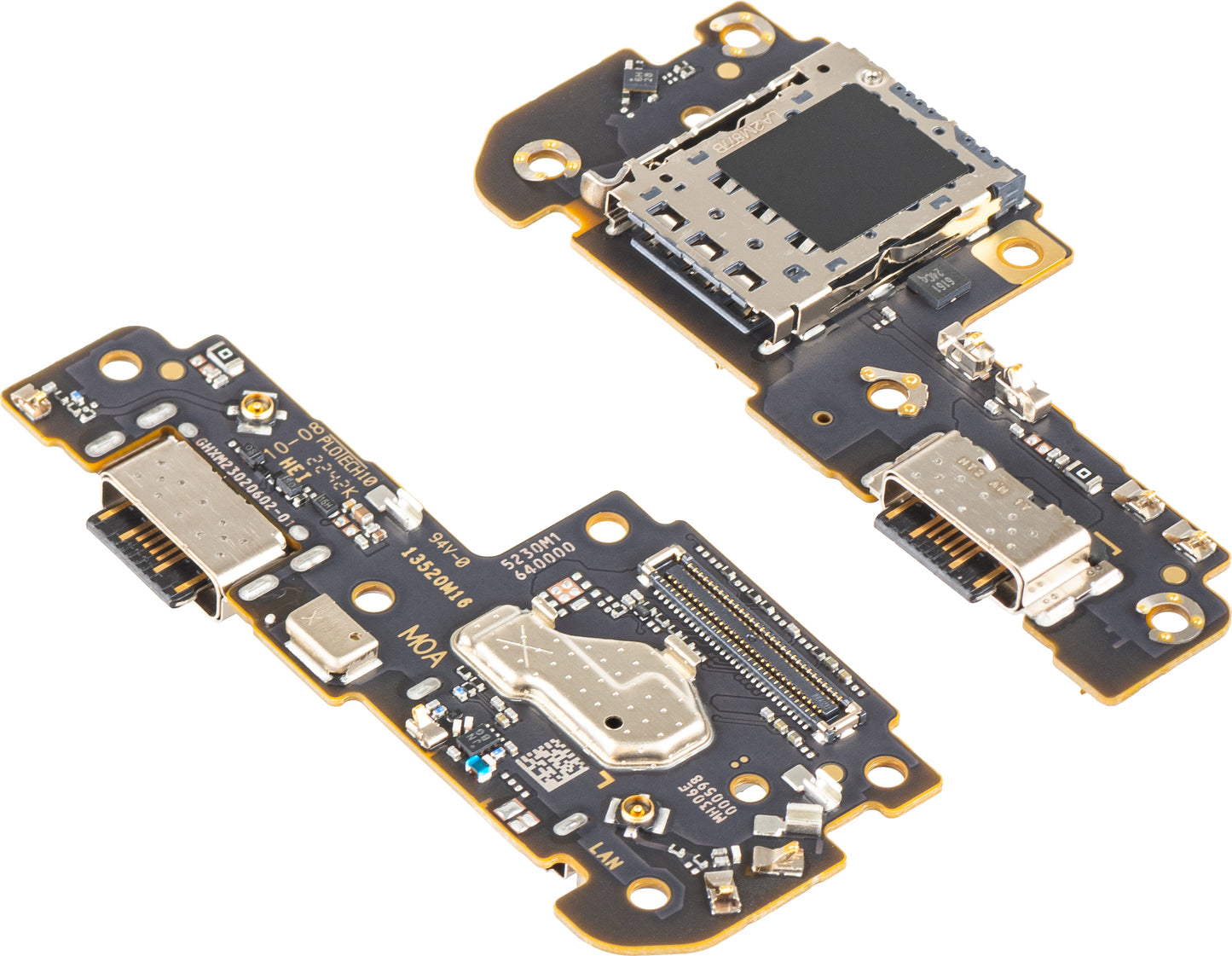 Charging Connector Board - Microphone - SIM Reader Module Xiaomi Redmi Note 12 Pro 5G, Service Pack 5600020M1600