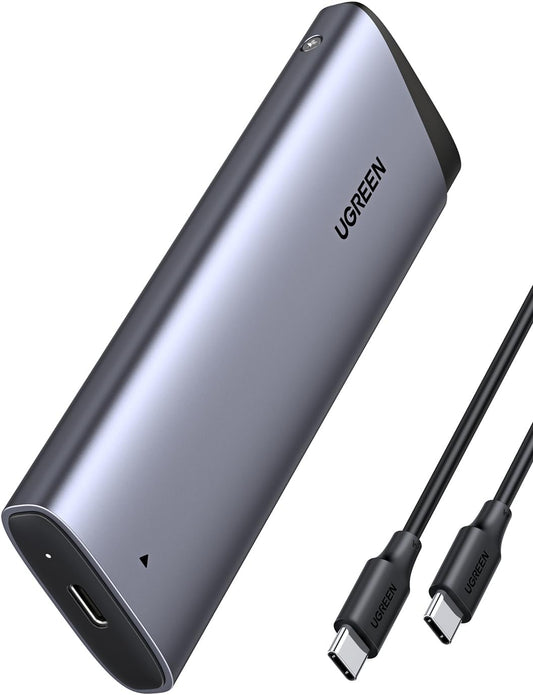 UGREEN CM767 Rack for SATA M.2 NVMe SSD, Gray