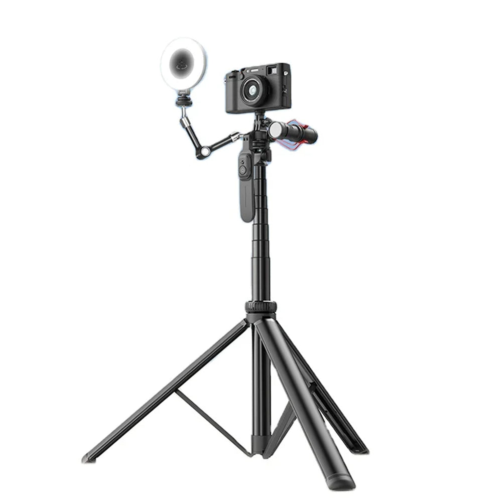 Selfie Stick Bluetooth Techsuit C05, Universal, Black