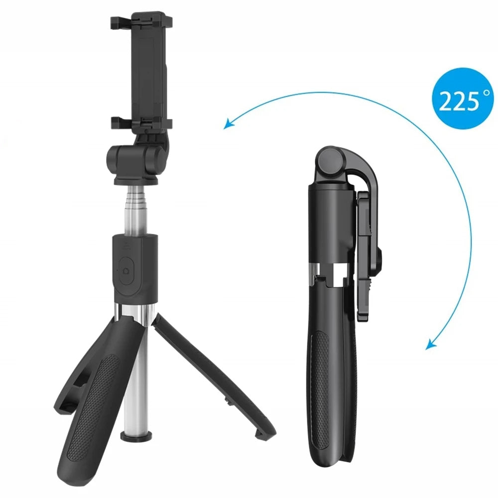 Selfie Stick Bluetooth Techsuit L01, Universal, Black