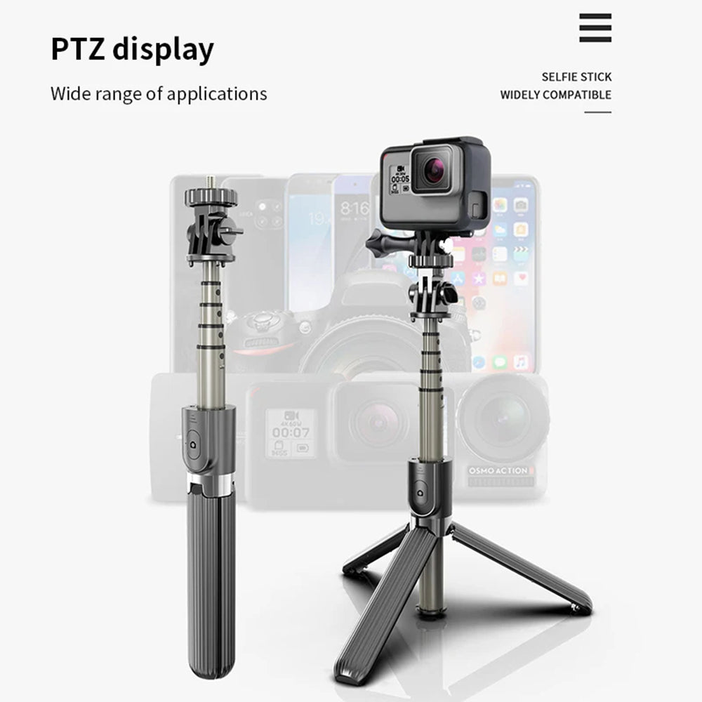 Selfie Stick Bluetooth Techsuit L03, Universal, Black