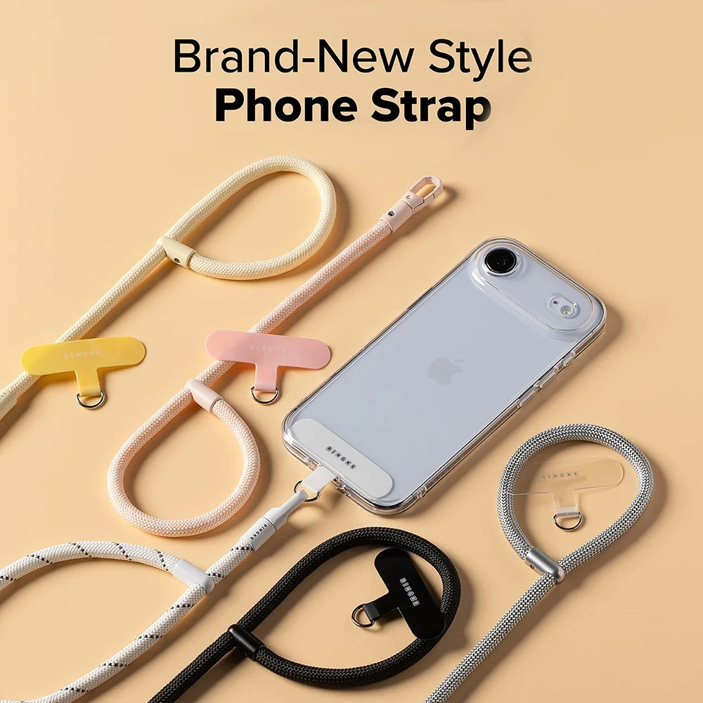 Ringke Link Flow P-Type Phone Lanyard, Silver