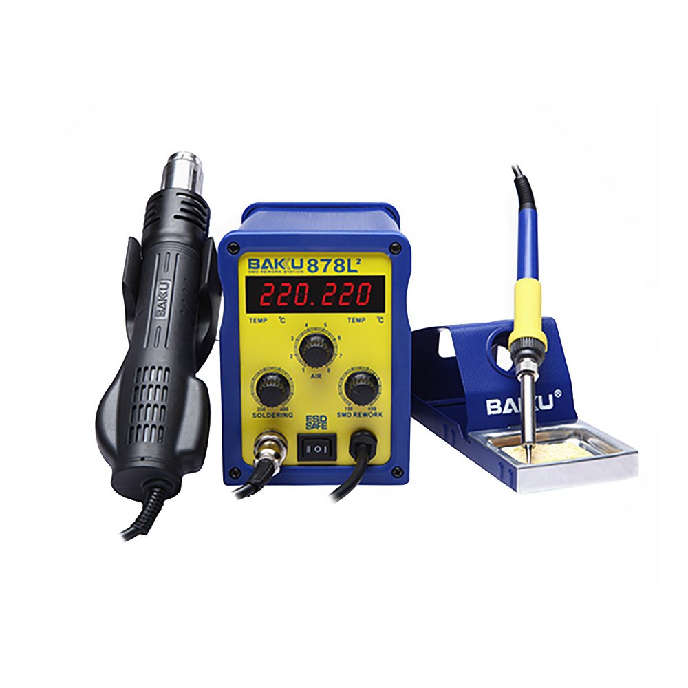 Hot Air Station and Soldering Iron Baku BK-878L2