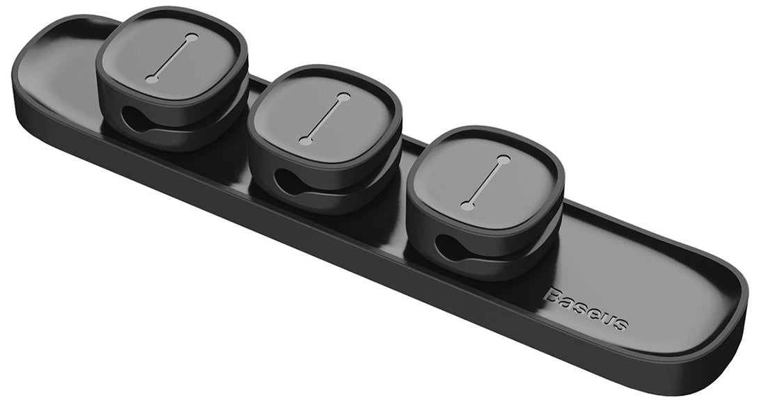 Baseus Peas Cable Organizer, Black ACWDJ-01