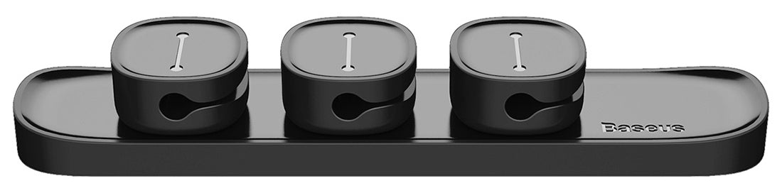 Baseus Peas Cable Organizer, Black ACWDJ-01