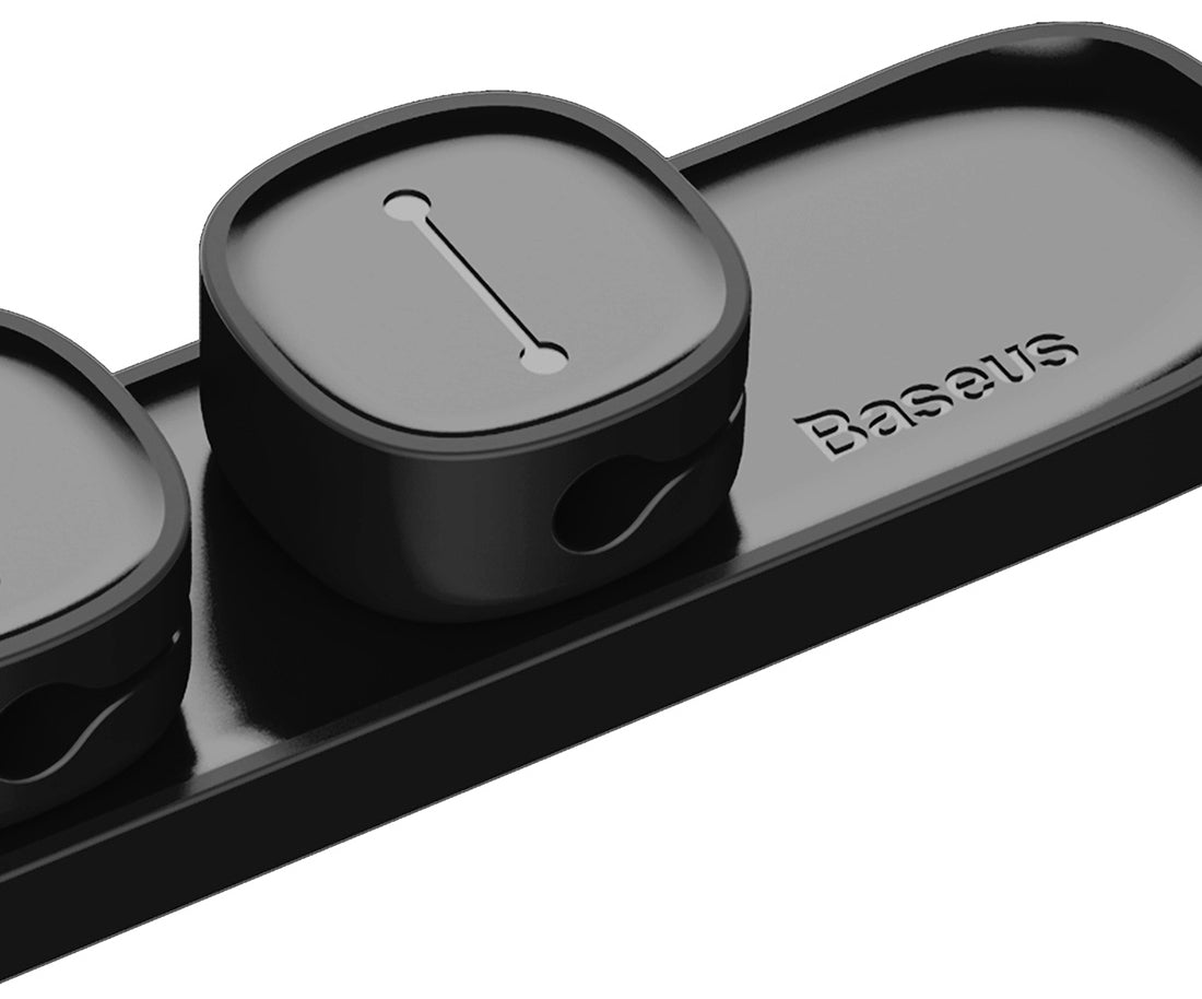 Baseus Peas Cable Organizer, Black ACWDJ-01
