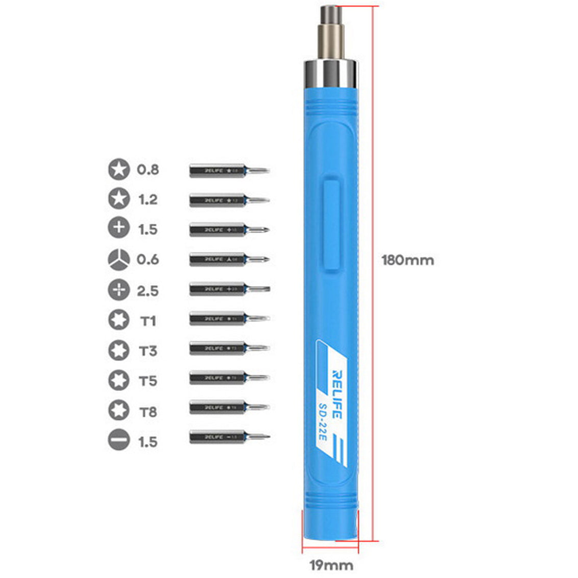 Electric Screwdriver Relife SD-22E, Blue