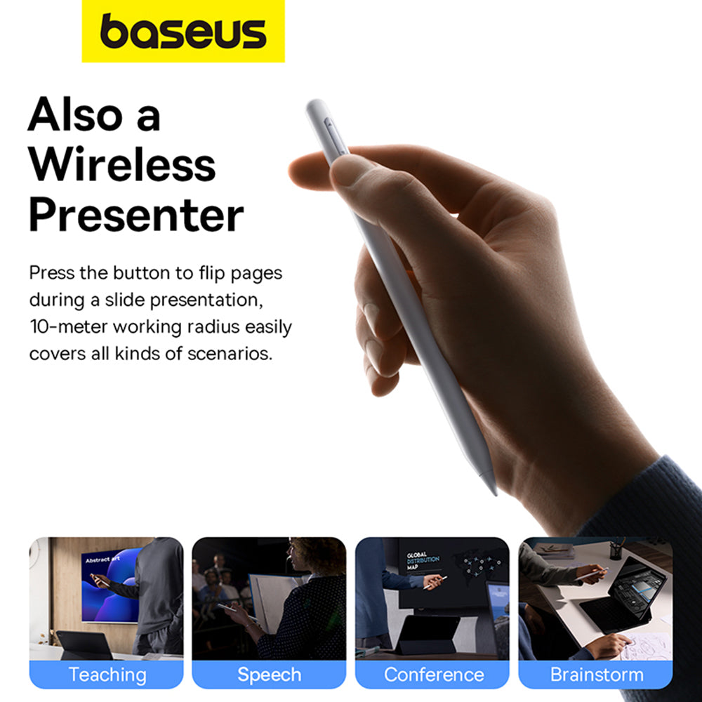 Touch Pen Baseus Smooth Writing 2 Series for Apple iPad, Active Wireless Version, White P80015805211-00