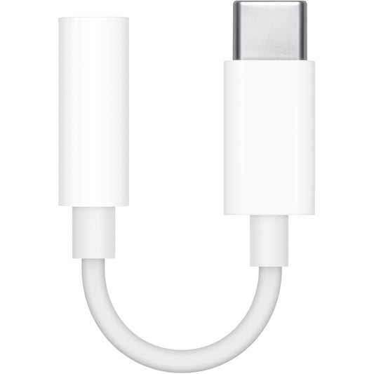USB-C to 3.5mm Apple Audio Adapter, White MU7E2AM/A