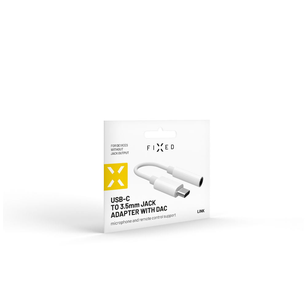 USB-C to 3.5mm Fixed Audio Adapter, White