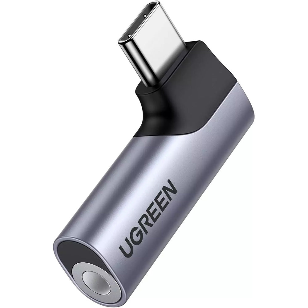 USB-C to 3.5mm UGREEN CM460 (20194) Angled, Gray Audio Adapter