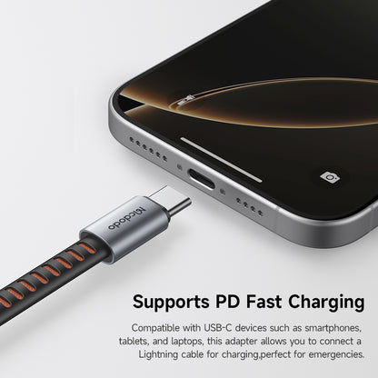 USB-C to Lightning McDodo CA-4870 Audio Adapter, Gray