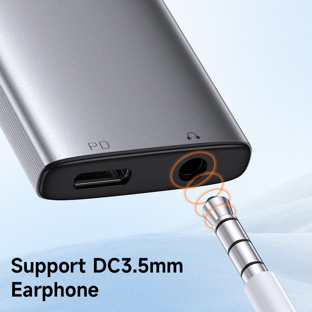 USB-C Audio Adapter - USB-C / 3.5mm McDodo CA-5050 Wales, Gray