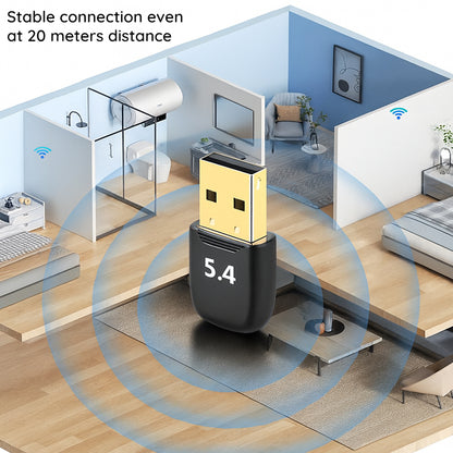 USB Bluetooth Adapter Techsuit BlueJet A20, Black