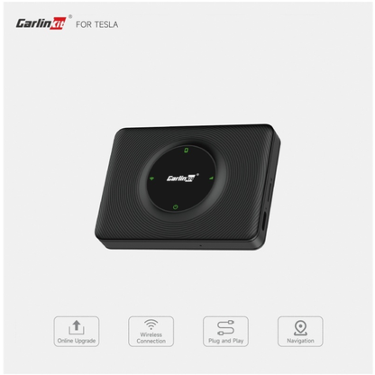 Carplay / Android Auto Wireless Carlinkit Adapter compatible with Tesla Model 3 / X / Y / S for Apple iPhone / Android Series CPC200-T2C