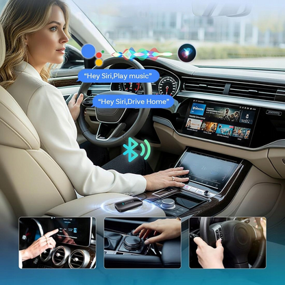 Wireless Carplay / Android Auto Adapter Ottocast Play2Video Ultra for Apple iPhone / Android Series CA515-T