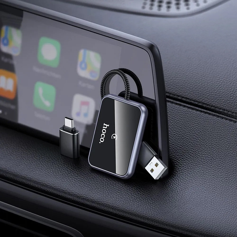 HOCO HU1 Wireless Carplay Adapter for Apple iPhone Series