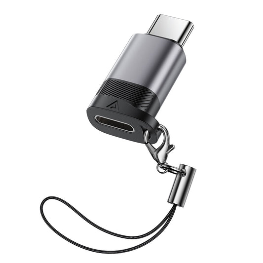 Lightning Data and Charging Adapter - USB-C Acefast J19, Gray