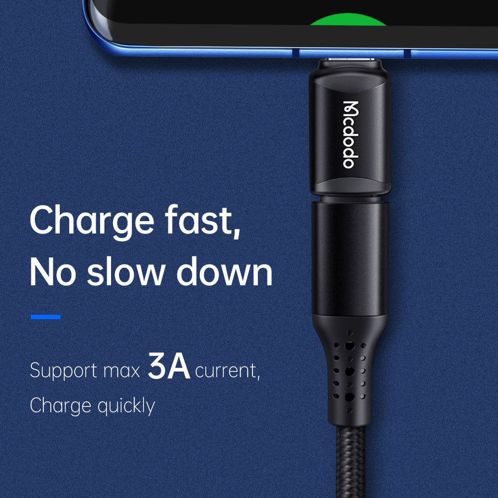 Lightning Data and Charging Adapter - USB-C McDodo OT-7700, Black