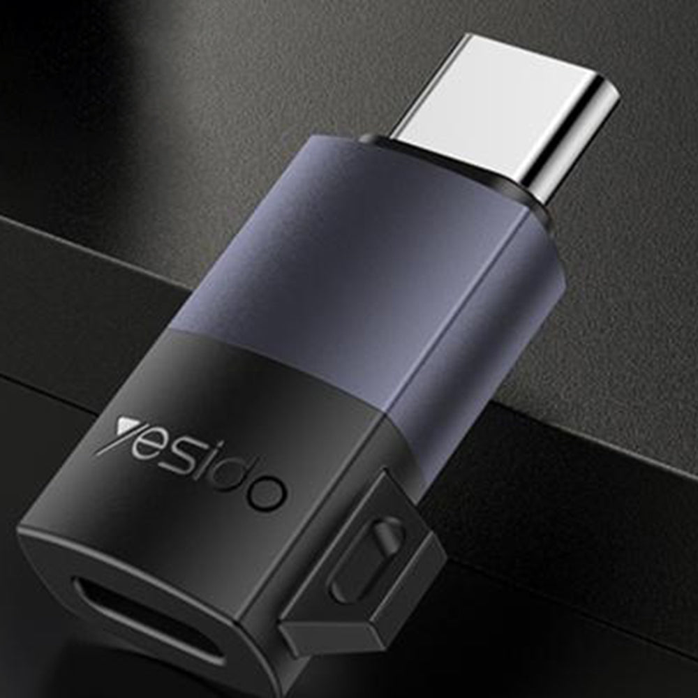 Lightning Data and Charging Adapter - USB-C Yesido GS28, Gray