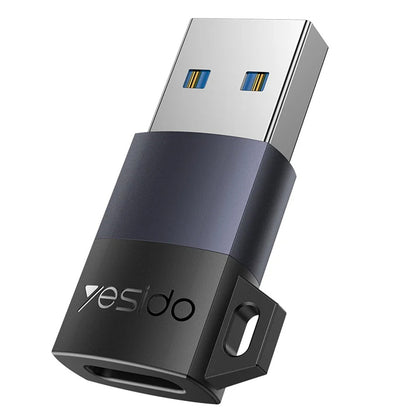 USB-C to USB-A Data and Charging Adapter Yesido GS34, Gray