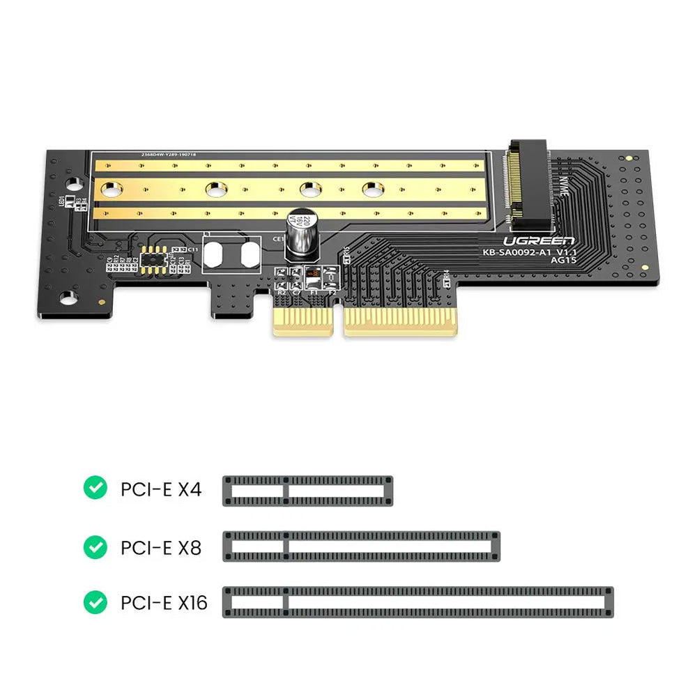 UGREEN CM302 (70503) SSD Interface Adapter, NVMe M.2 - PCIe 3.0 X4