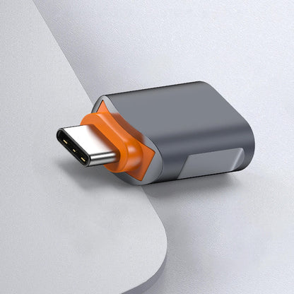 OTG USB-C to USB-A Adapter Techsuit A9 SlateVolt, Gray Orange