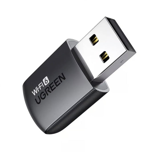 UGREEN CM762 (35264) Wireless Adapter, Dual Band, Wi-Fi 6, 600Mbps, Black