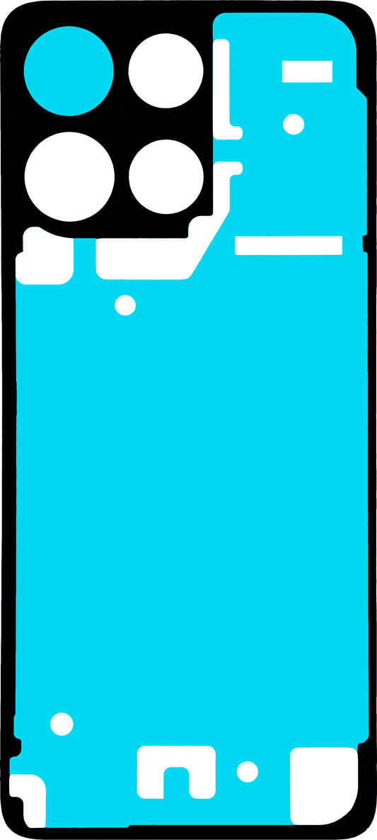 Motorola Moto G17 Battery Cover Adhesive, Service Pack S948F12616