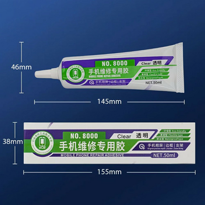 YCS No.8000 Liquid Adhesive, 50ml, Transparent