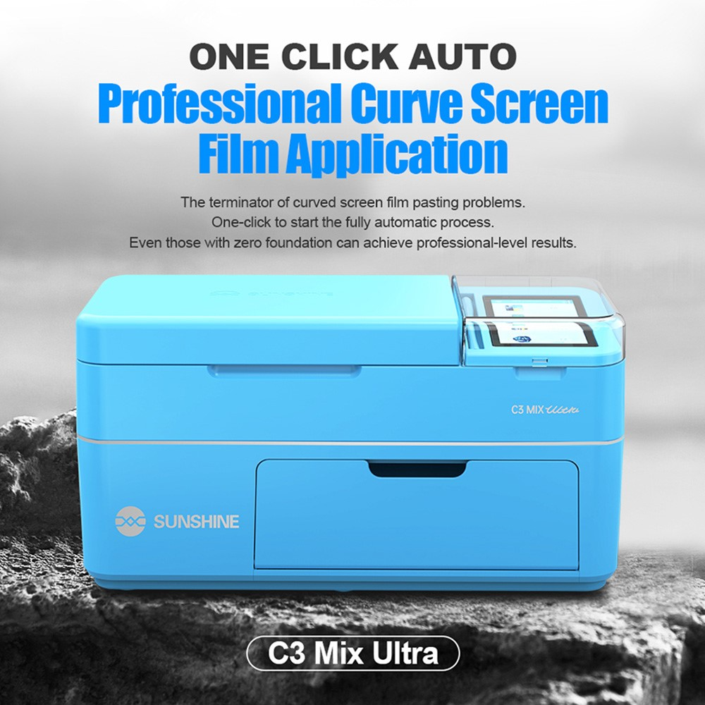 Sunshine C3 Mix Ultra UV Vacuum Laminating Machine for Applying UV Protection / Hydrogel Films, 2in1