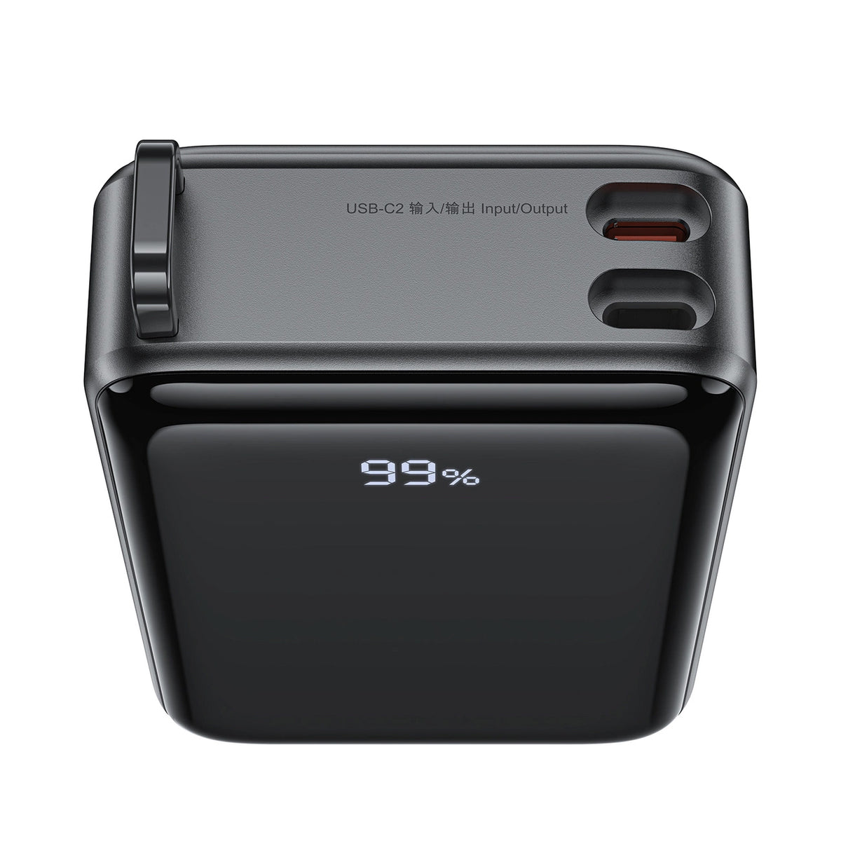 External Battery Acefast M4, 20000mAh, 67W, PD, 1 x USB-A - 2 x USB-C, Black