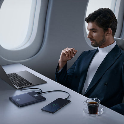 Baseus Blade 2 External Battery, 12000mAh, 65W, PD, 2 x USB-C, Orange P10063801733-00