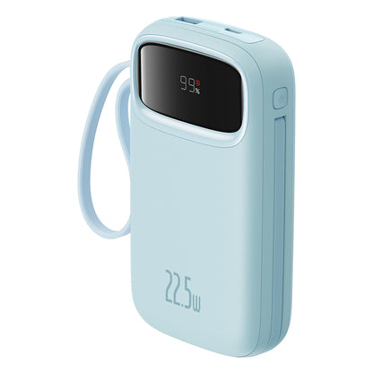 Baseus Qpow Pro+ External Battery, 20000mAh, 22.5W, QC + PD, 1 x Lightning - 1 x USB-A - 2 x USB-C, Blue P10055002313-00