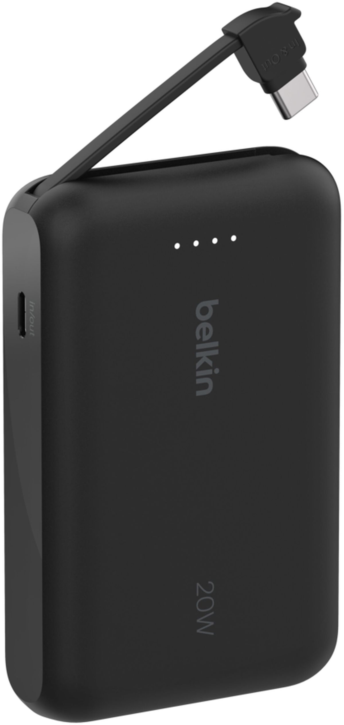 Belkin BoostCharge External Battery, 10000mAh, 20W, PD, 2 x USB-C, Black BPB021hqBK