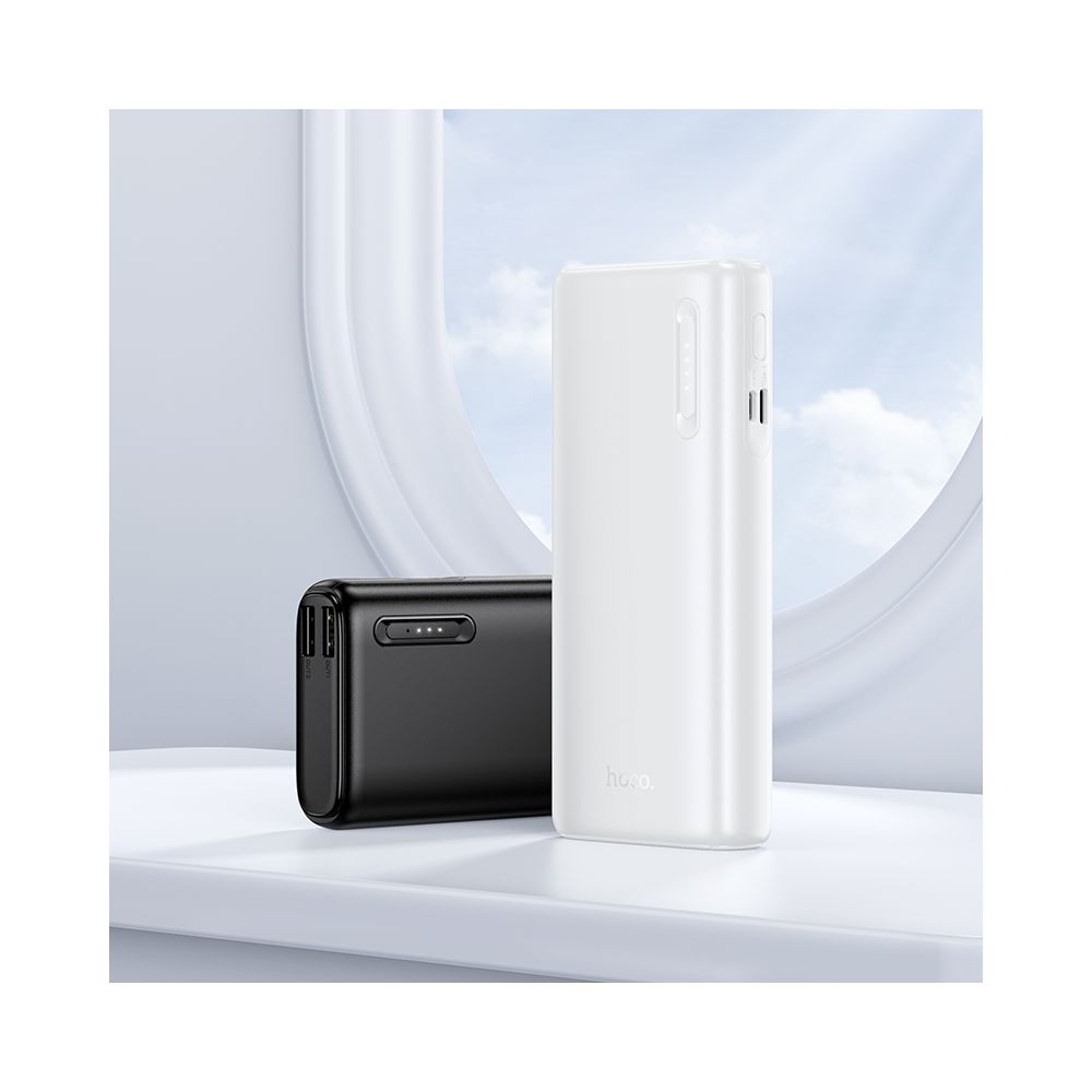 HOCO J158A External Battery, 10000mAh, 10W, 2 x USB-A, Black