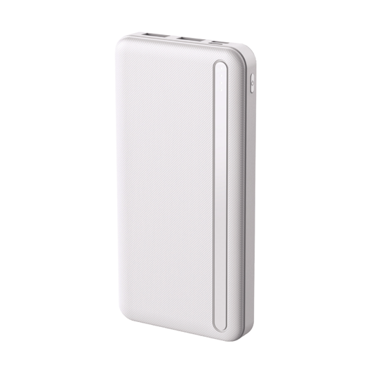 Setty PB1-101 External Battery, 10000mAh, 10W, 2 x USB-A, White