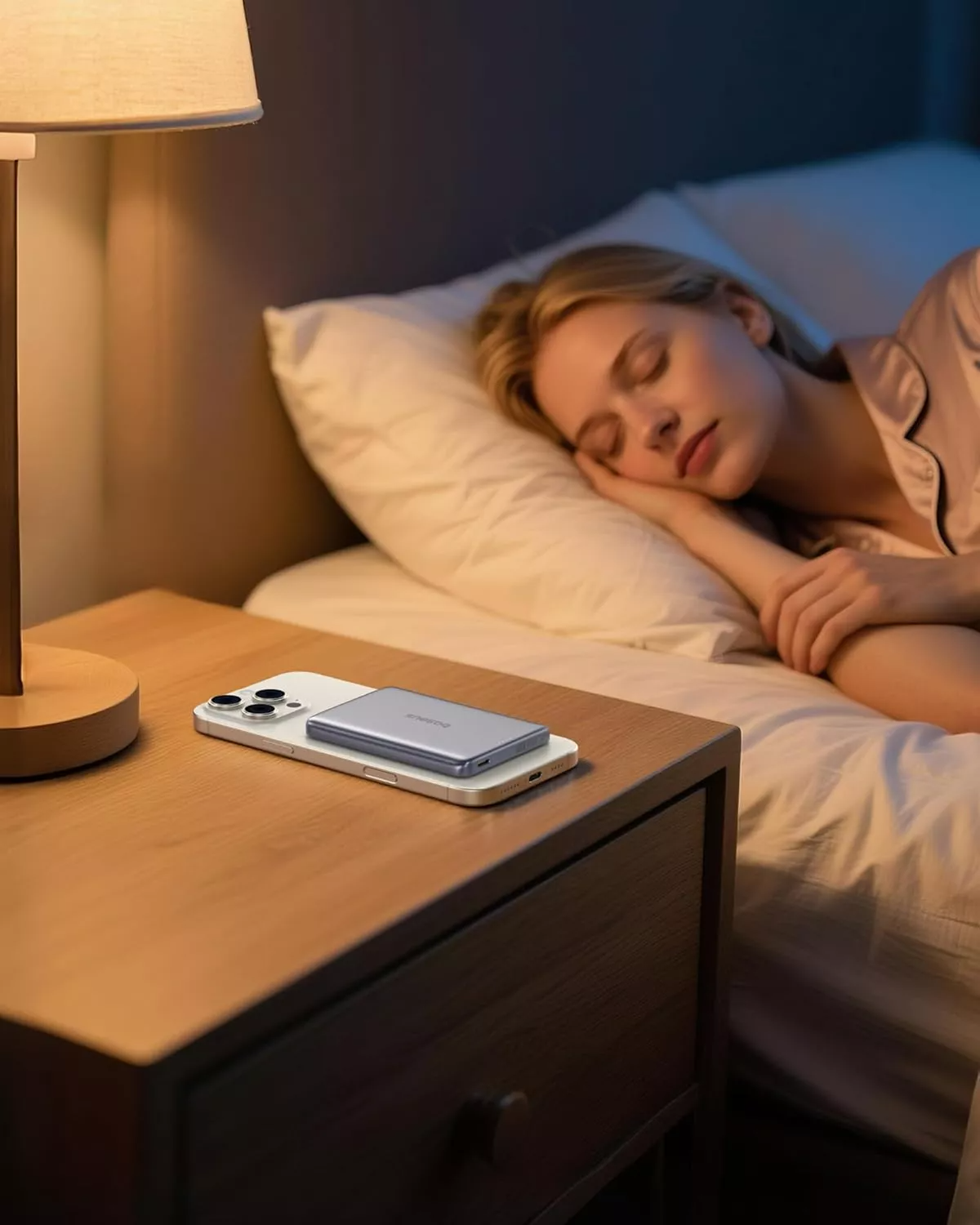 Baseus PicoGo AM41 Wireless External Battery, 10000mAh, 27W, PD + FQI, 1 x QI - 1 x USB-C, Gray E0027200