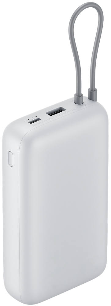 Xiaomi External Battery, 20000mAh, 22.5W, QC + PD, 1 x USB-A - 2 x USB-C, Silver BHR9738GL