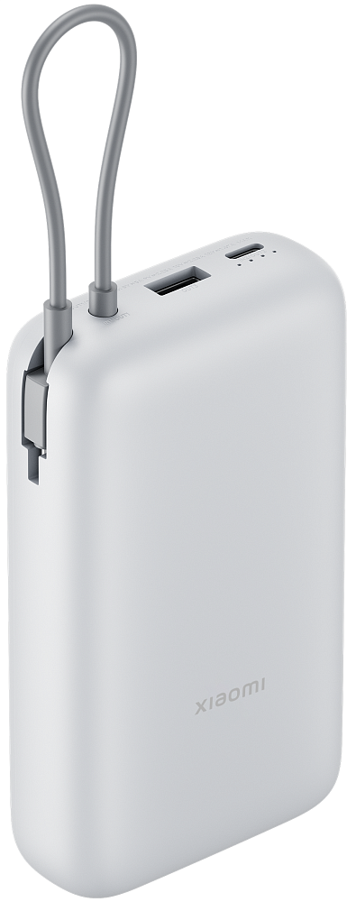 Xiaomi External Battery, 20000mAh, 22.5W, QC + PD, 1 x USB-A - 2 x USB-C, Silver BHR9738GL