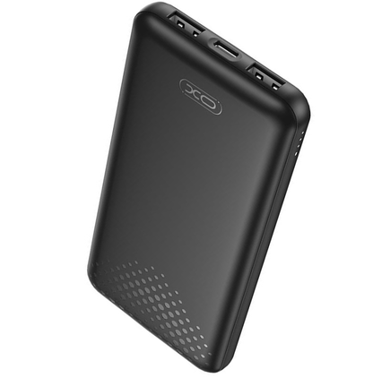 XO Design PB312 External Battery, 10000mAh, 10W, 2 x USB-A, Black