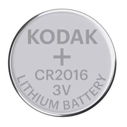 Kodak Max Lithium Battery, CR2016, Set of 2 pieces