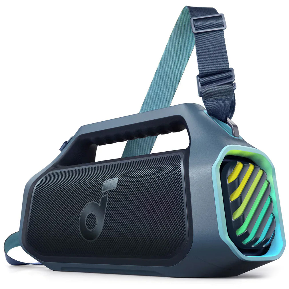 Portable Bluetooth Speaker Anker Soundcore Boom 2 Plus, 140W, RGB, Waterproof, Blue A3134031 