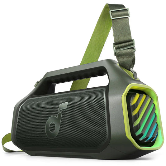 Portable Bluetooth Speaker Anker Soundcore Boom 2 Plus, 140W, RGB, Waterproof, Green A3134061 