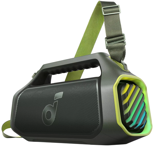 Anker SoundCore Boom 2 Plus Portable Bluetooth Speaker, 140W, TWS, RGB, Waterproof, Green A3134062