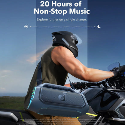 Portable Bluetooth Speaker Anker Soundcore Boom 2 Plus, 140W, RGB, Waterproof, Blue A3134031 